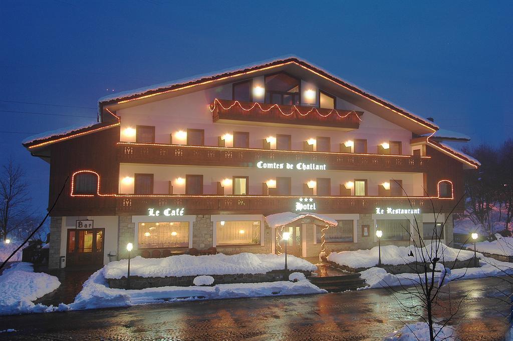 Hotel Comtes De Challant Albergo Etico Valle d'Aosta Fenis Buitenkant foto